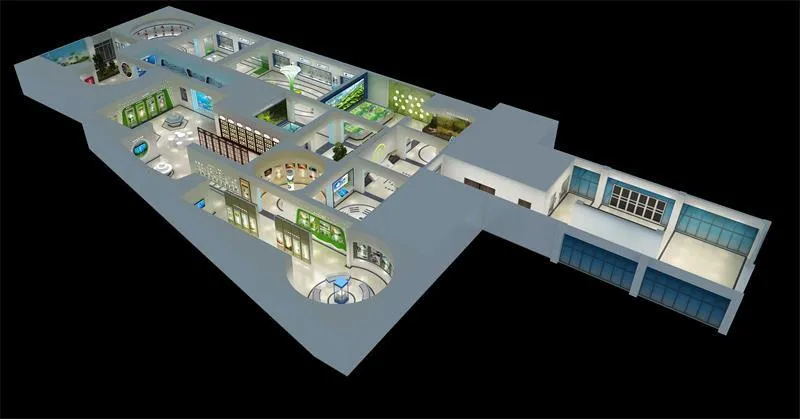 Bird's eye view of animal science musuem